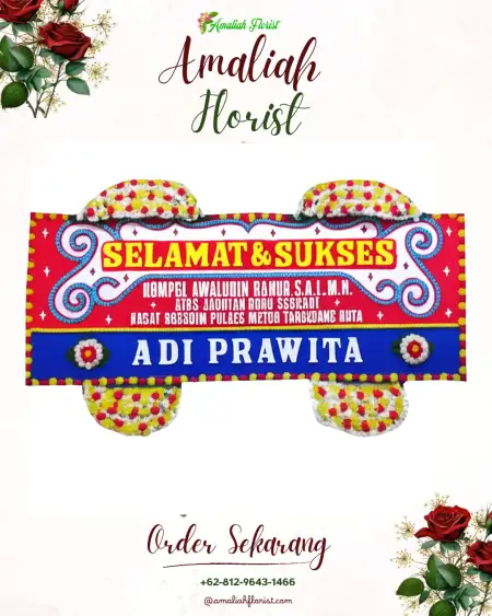 Papan Bunga Ucapan Selamat Karangraharja